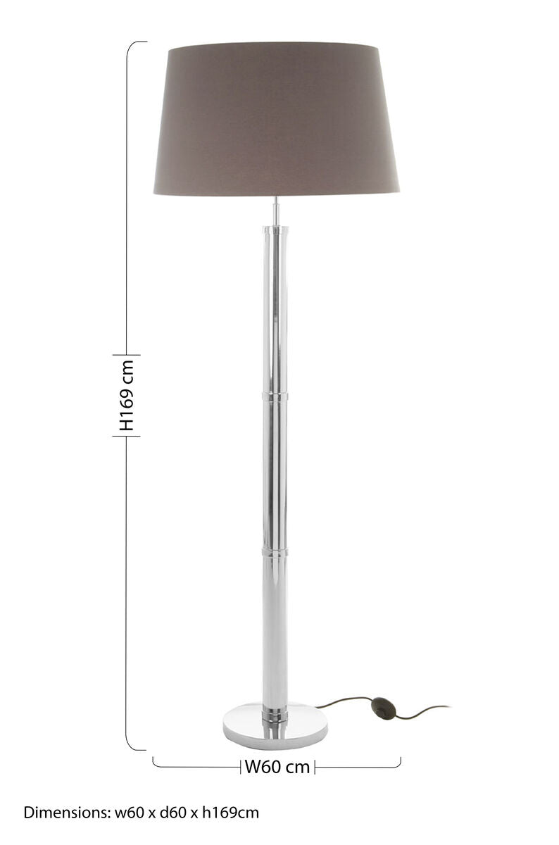 Tall Floor Lamp with Tubular Base
