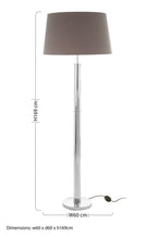 Tall Floor Lamp with Tubular Base