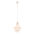 6-Light Chrome Chain Chandelier