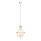 6-Light Chrome Chain Chandelier