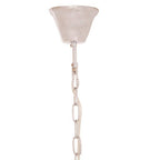 6-Light Chrome Chain Chandelier