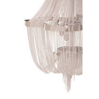 6-Light Chrome Chain Chandelier