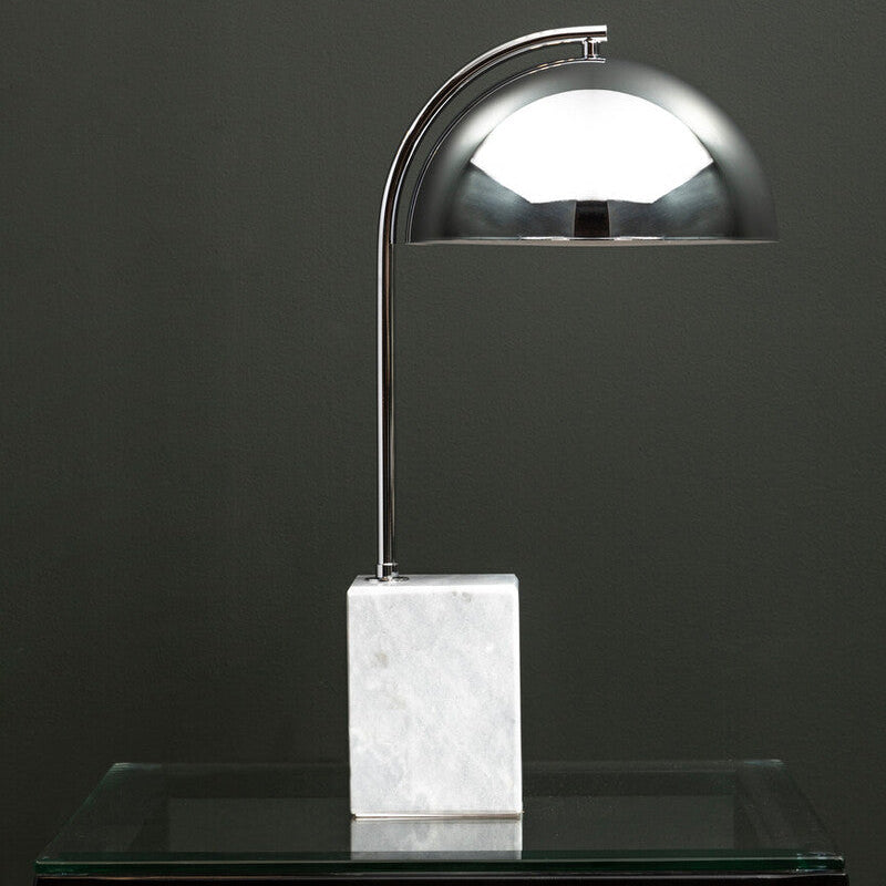 Chrome Shade Table Lamp