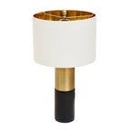 Black Marble and Gold Table Lamp