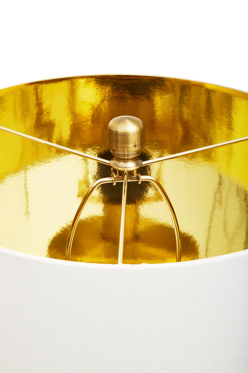 Black Marble and Gold Table Lamp