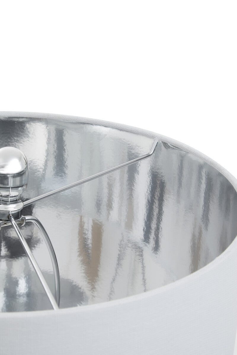 Black Marble and Chrome Table Lamp