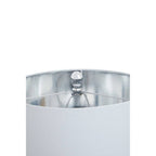 Marble Base Table Lamp with Ivory Shade
