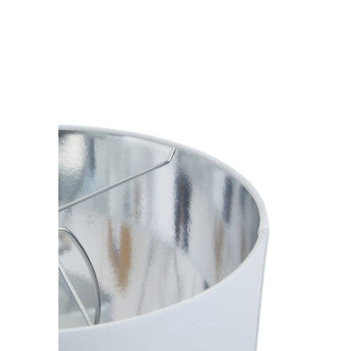 Marble Base Table Lamp with Ivory Shade