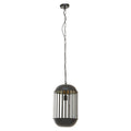 Matte Black Capsule Glass Pendant Light