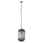 Matte Black Capsule Glass Pendant Light