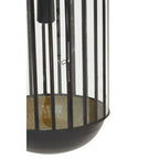 Matte Black Capsule Glass Pendant Light