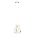 Chrome Crystal Pane Pendant Light