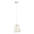 Chrome Crystal Pane Pendant Light