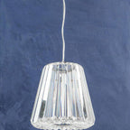 Chrome Crystal Pane Pendant Light