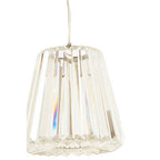 Chrome Crystal Pane Pendant Light