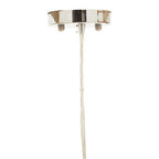 Chrome Crystal Pane Pendant Light