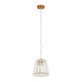 Single Bulb Crystal Pendant Light
