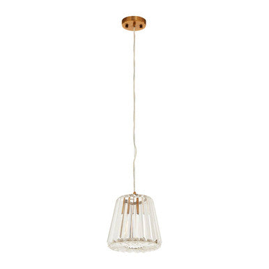 Single Bulb Crystal Pendant Light