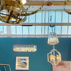 Single Bulb Crystal Pendant Light