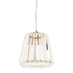 Single Bulb Crystal Pendant Light