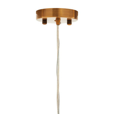 Single Bulb Crystal Pendant Light