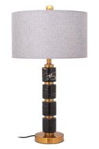 Grey Fabric Shade Table Lamp