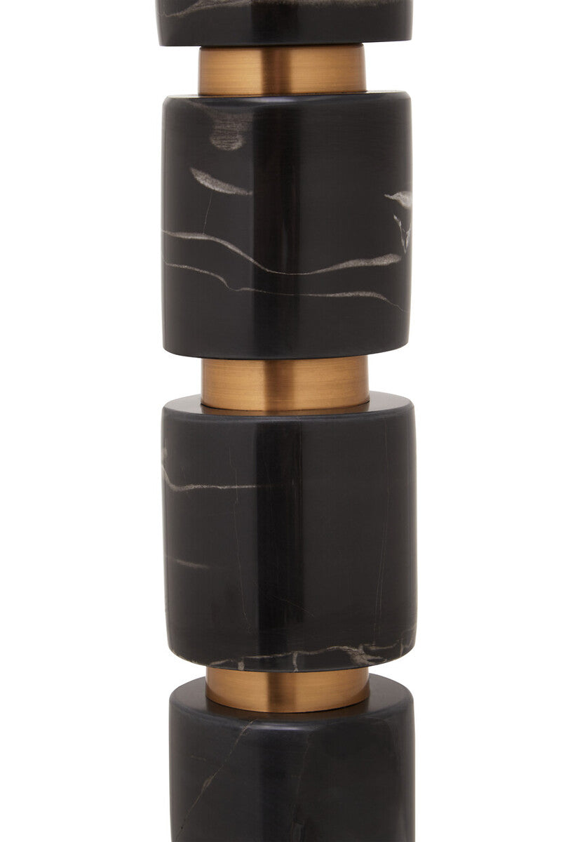 Grey Fabric Shade Table Lamp