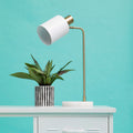 White Shade Desk Lamp
