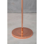 Copper Finish Floor Standing Lamp with Three Lights