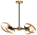 Four Bulb Ring Pendant Light