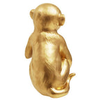 Gold Finish Monkey Lamp