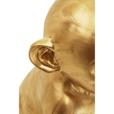 Gold Finish Monkey Lamp