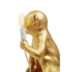 Gold Finish Monkey Lamp