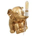 Gold Elephant Figurine Table Lamp