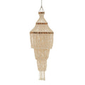 Natural White and Amber Shell Large Pendant Shade