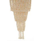 Natural White and Amber Shell Large Pendant Shade