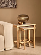 Large Ribbed Smoked Glass Table Lamp