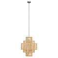 Five-Tier Bamboo Cage Pendant Light