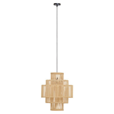 Five-Tier Bamboo Cage Pendant Light
