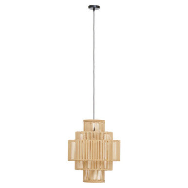 Five-Tier Bamboo Cage Pendant Light