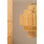 Five-Tier Bamboo Cage Pendant Light