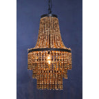 Wooden Beads Large Chandelier