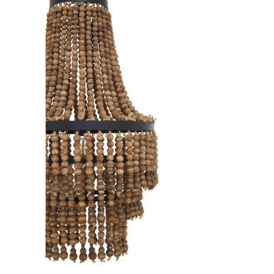 Wooden Beads Large Chandelier