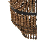 Wooden Beads Large Chandelier