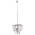 Eight Bulb Chrome Chandelier