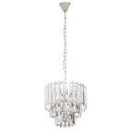 Eight Bulb Chrome Chandelier