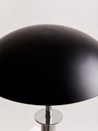 Silver Finish Metal Table Lamp