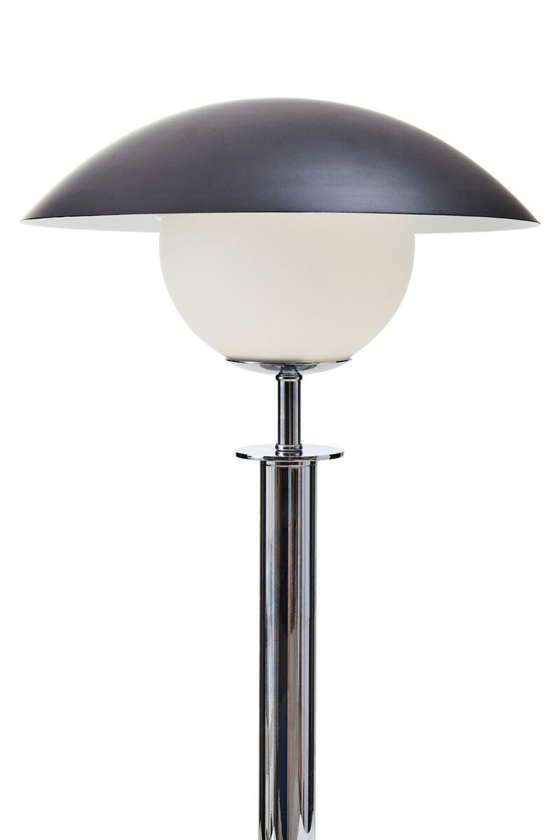Silver Finish Metal Table Lamp