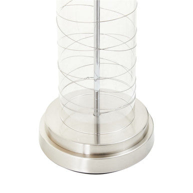 Glass Cylinder Table Lamp