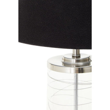 Glass Cylinder Table Lamp